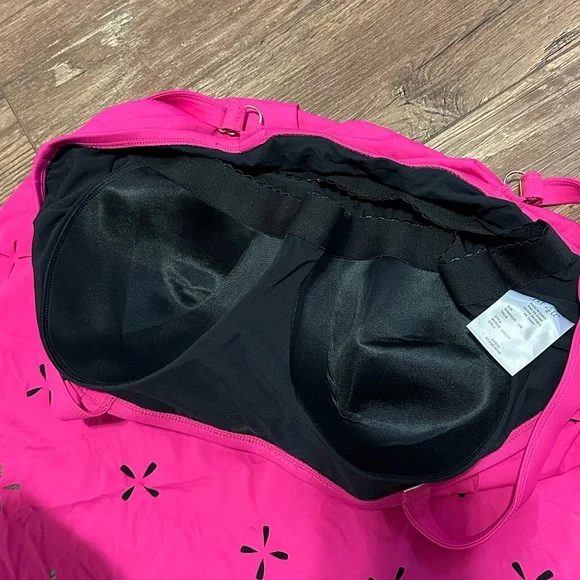 NWT Women’s Fit 4 U Two Piece Swim Suit 24W - Picture 4 of 9